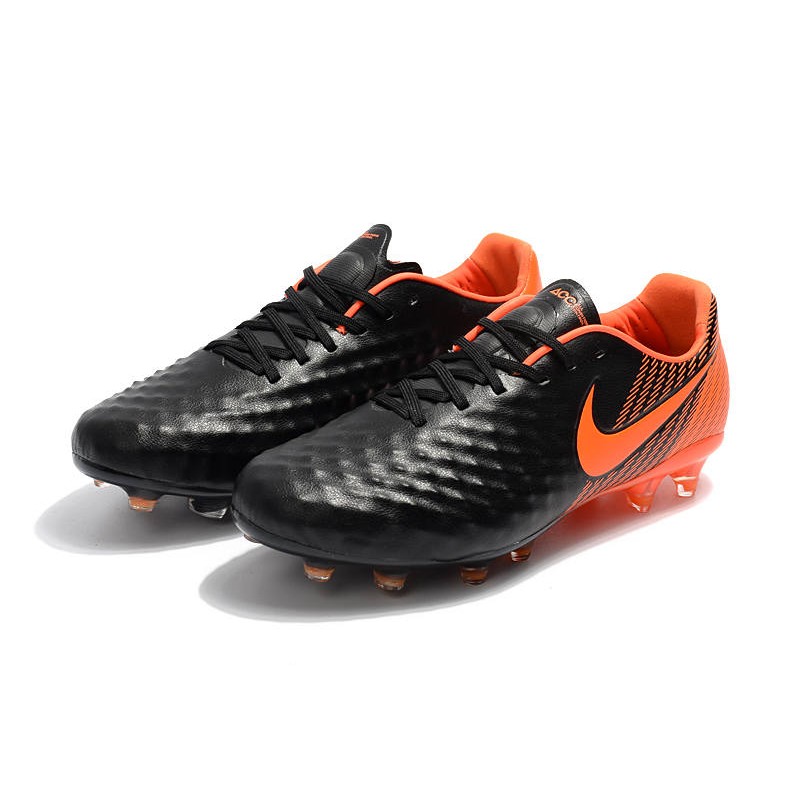 Nike Magista Opus FG Černá oranžový